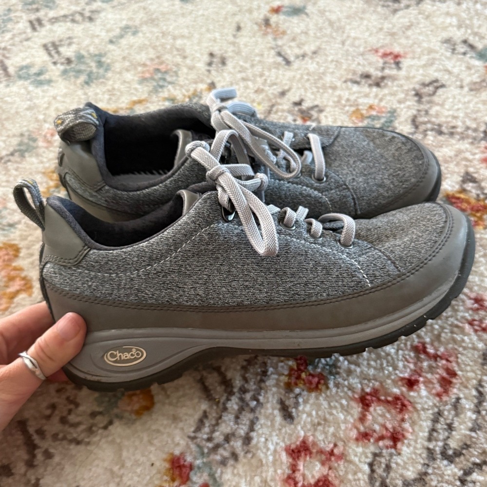Chaco Sierra Waterproof Sneakers Womens 8 Grey‎ Hiking Walking Shoes Outdoors